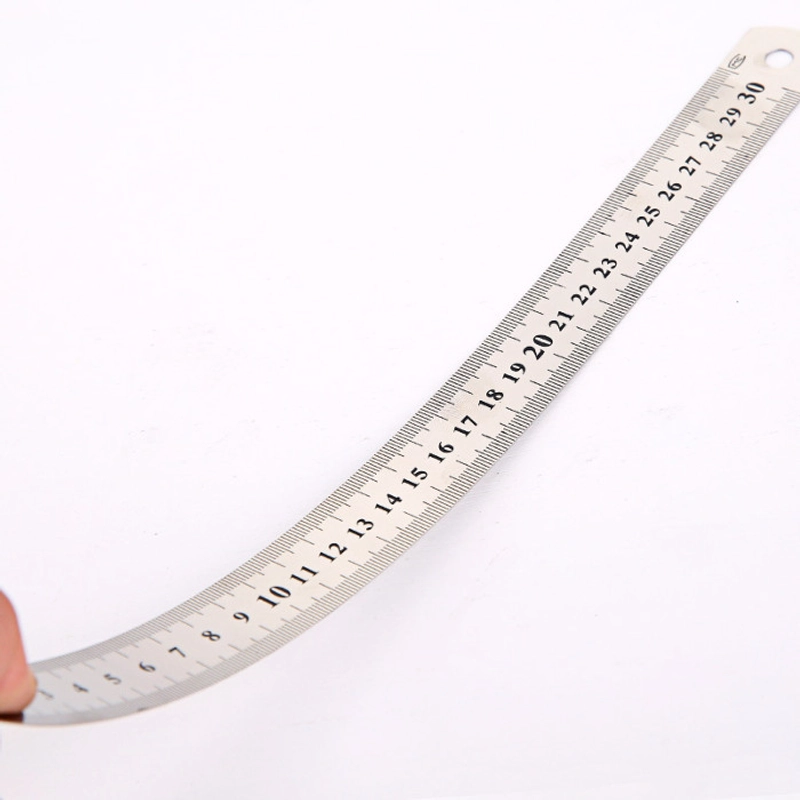 Product image KAHASIL - Penggaris Garisan Ruler Besi Stainless Steel Anti Karat Tebal 15cm 20cm 30cm 15 CM all variant